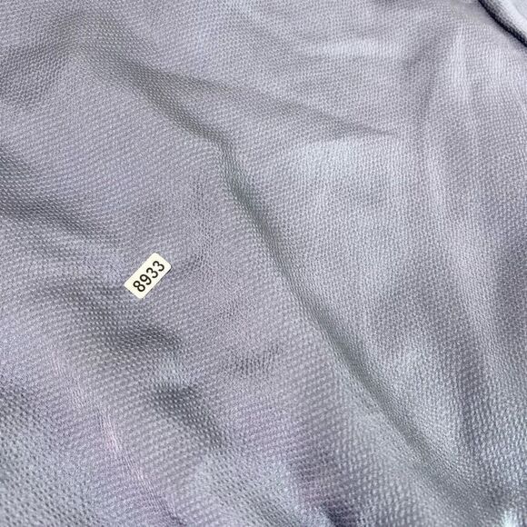 Express Wrap Dress Women's Medium Blue Balloon Sleeve Ruffle V-Neck Pleated NWT - Picture 12 of 12